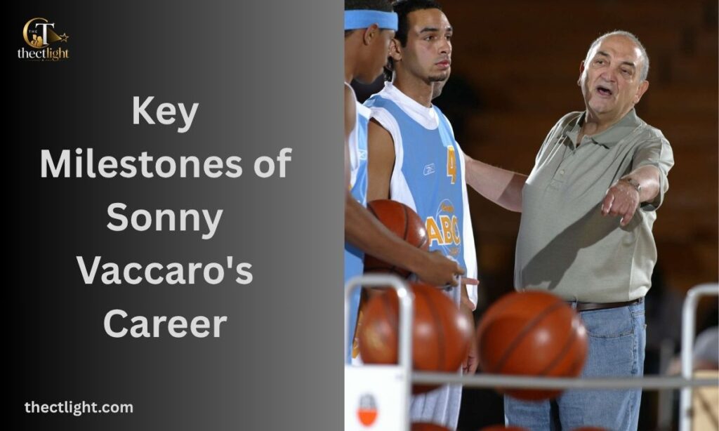 Key Milestones of Sonny Vaccaro's Career